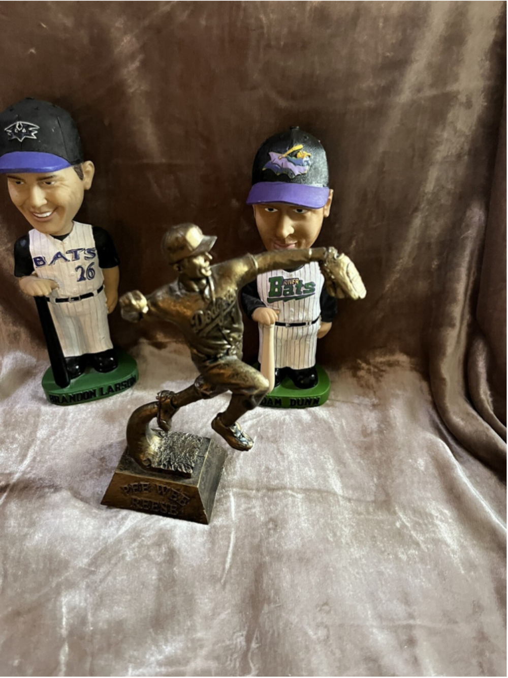 Brandon Larson #26 Bats Bobblehead Bobble head&Louisville Riverbats Adam Dunn #5